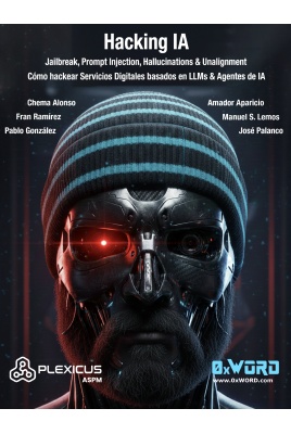 Portada del libro Hacking IA (0xWord), co-escrito por Manuel S. Lemos